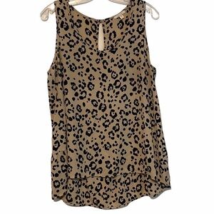 Dleione blouse cheeta print size Medium